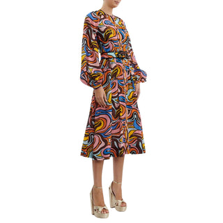 Chiquita Long Sleeve Midi Dress