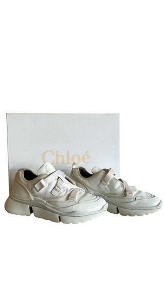 Chloe Leather Sneakers