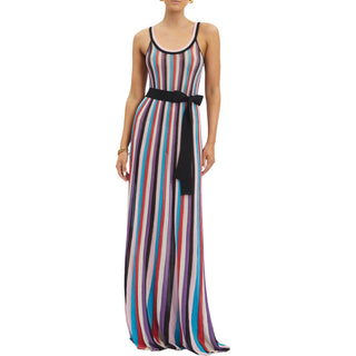 Lurex Metallic Maxi Dress