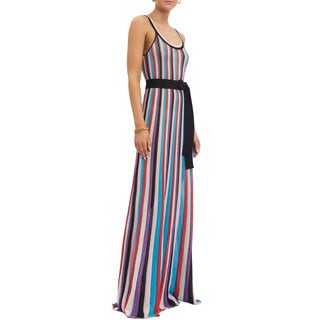 Lurex Metallic Maxi Dress