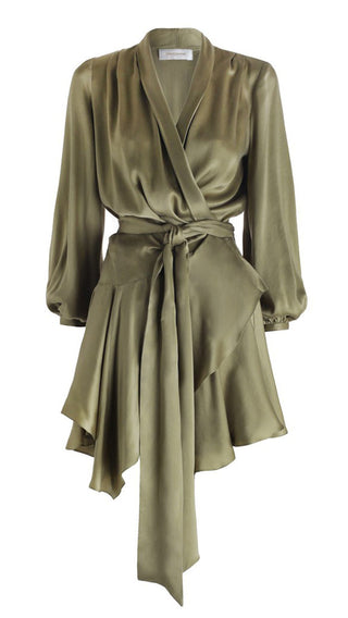 Zimmermann Silk Wrap Dress